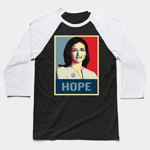 Sheryl Sandberg 2020 Baseball T-Shirt by Zeindee